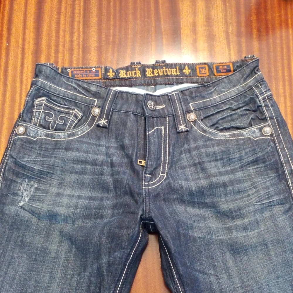 Rock Revival Mick Boot Jean's 36